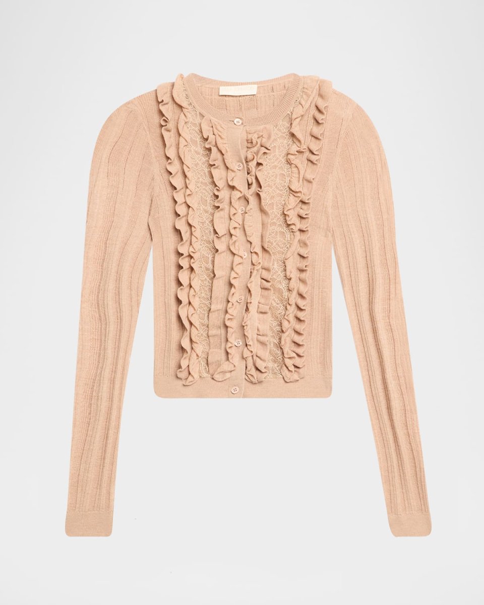 Maryel Knit Long-Sleeve Cardigan